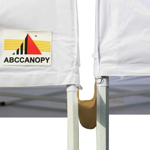 Vista 13 de ABCCANOPY Canaleta de lluvia de 10 pies para toldo desplegable (blanco)