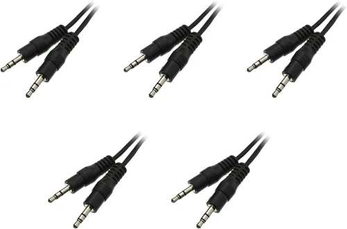 Vista 8 de CableWholesale 350096 - Cable estéreo macho de 0.138 in, macho estéreo de 0.138 in