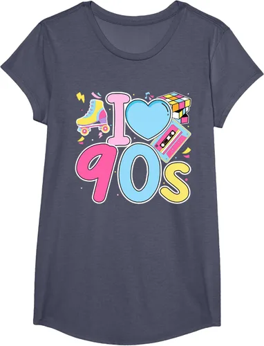 Vista 21 de I Love 90's Retro Style Nostalgia Vibe Funny 1990's Party T-Shirt Negro