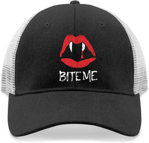 Vista 9 de devor Cap Bite Me Dad Hat, Funny Caps for Men