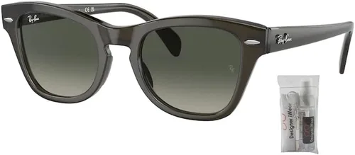 Vista 2 de Ray-Ban RB0707S - Gafas de sol cuadradas para hombres y mujeres + paquete con kit de gafas de cortesía de diseñador iWear