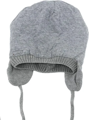 Vista 4 de Bestjybt Gorro de bebé, lindo oso con orejeras y forro polar, gorro cálido para otoño e invierno