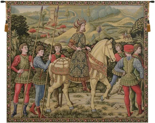 Vista 10 de Charlotte Home Furnishings Inc. - Tapiz italiano Torero para colgar en la pared, 12 x 9 pulgadas, mezcla de algodón y poliéster, arte de pared