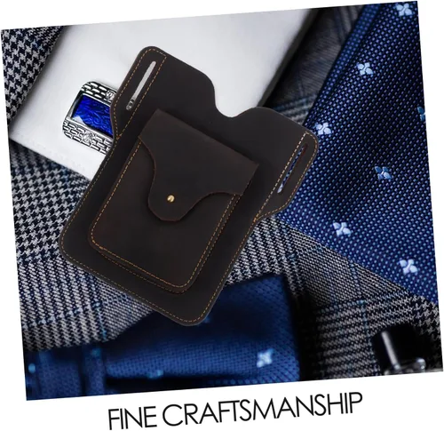 Vista 5 de Didiseaon 2 unids bolso de cinturón de teléfono para correr, funda para teléfono, funda de cuero para teléfono, fanny hip celular, fundas