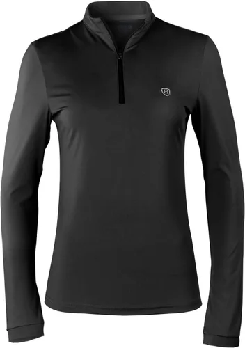 Vista 2 de Harrison Howard Camisa de manga larga para mujer con absorción de sudor ecuestre de secado rápido para montar a caballo con cremallera de 14 capa