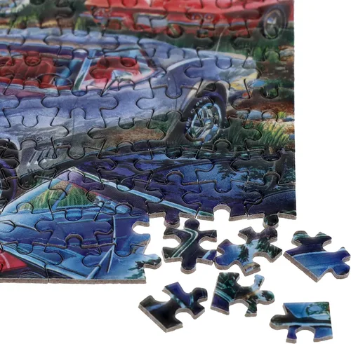 Vista 3 de TDC Games Corvette Dreams - Rompecabezas más pequeño del mundo, mini rompecabezas, pequeño rompecabezas de arte de viaje desafiante para adultos