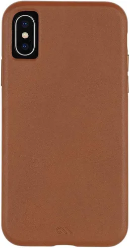 Vista 5 de Case-Mate - Funda para iPhone XS - Apenas hay cuero - Iphone 5.8 - Cuero negro