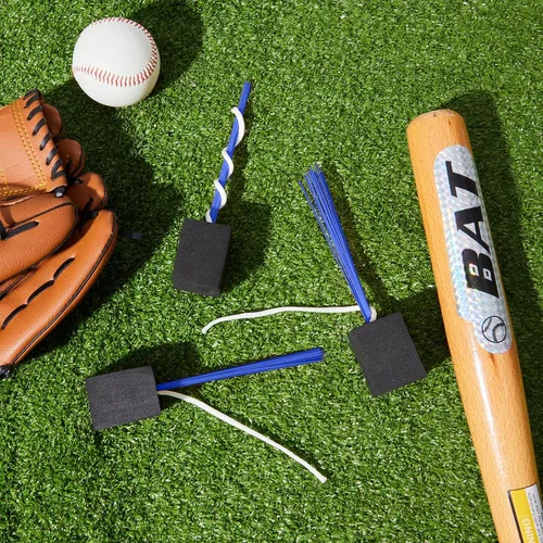 Vista 4 de Deekin 4 piezas de tapones de base de anclaje, equipo de mantenimiento de campo de béisbol, accesorios de béisbol para campo de béisbol