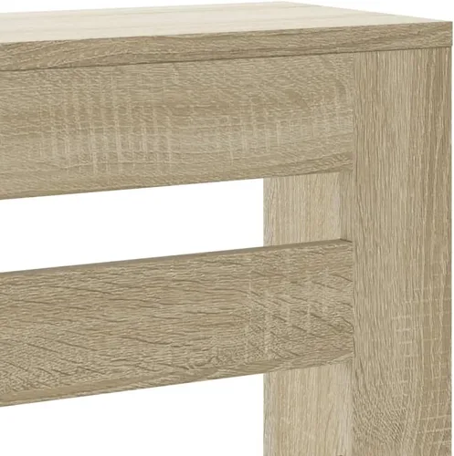 Vista 4 de vidaXL Cubierta Radiador Sonoma Oak 30.7x7.9x32.3 Madera Ingeniería
