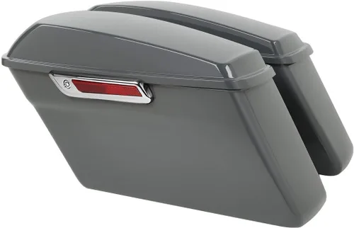 Vista 9 de TCMT Auburn Sunglo/Agujero Negro Con Rich Bourbon Duro Alforjas Para Harley Touring Street Electra Glide Ultra Limited 2014-2023