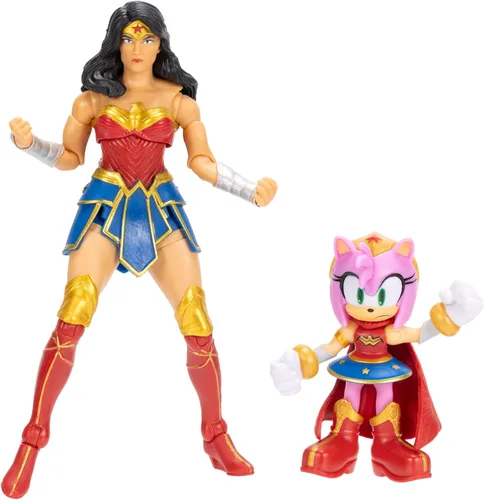 Vista 14 de DC X Sonic The Hedgehog Silver as Green Lantern & Green Lantern 2.5/5 pulgadas Figuras Multipack