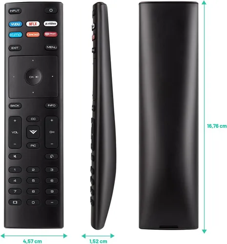 Vista 8 de Universal para VIZIO Smart TV Control Remoto Reemplazo XRT136 para Vizio TV