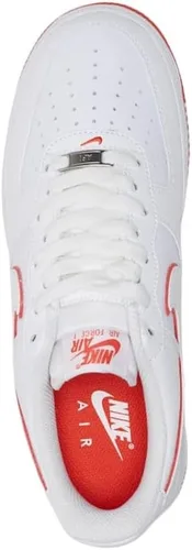 Vista 3 de Nike Air Force 1 '07' unisex para adulto, BlancoBlanco-picante Rojo-blanco