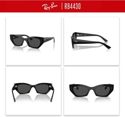 Vista 3 de Ray-Ban RB4430 Zena - Gafas de sol BIO-BASED para hombre y mujer + paquete con kit de gafas de accesorios