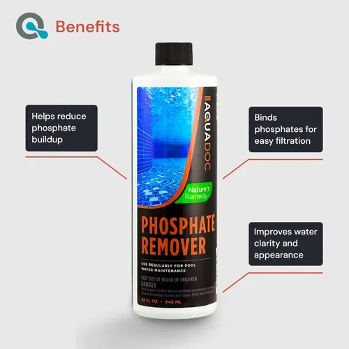 Vista 3 de Eliminador de Fosfatos para Piscina - Acción Rápida, Máxima Potencia para Eliminación de Fosfatos, Químico para Piscinas - Perfecto para Apertura