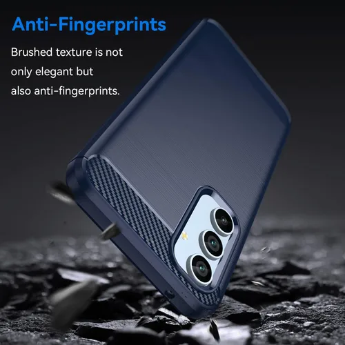 Vista 3 de yuanming Funda para Galaxy A54 5G, con protector de pantalla HD, absorción de golpes, funda protectora de goma suave de TPU flexible para Samsung