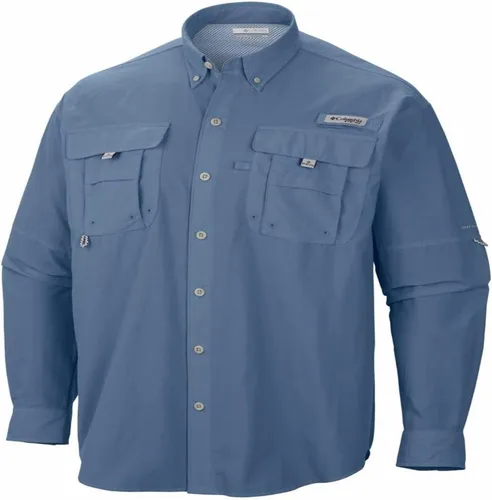 Vista 56 de Columbia Camisa de pesca PFG Bahama II de manga larga para hombre