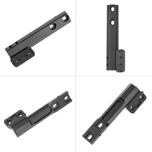 Vista 5 de NOBUHIRO Extensión Metal Offset Light Mount, M300 M600 Series Tactical Flashlight Mount, apto para Mlok/Keymod Rail