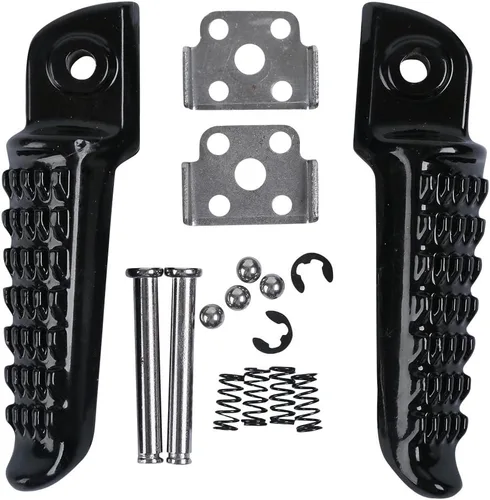Vista 6 de TCT-MOTORPARTS Reposapiés trasero negro para Kawasaki Ninja ZX6R 09-24 ZX10R 2008-2010 ZX636 2013-2025