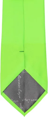 Vista 489 de tiemart Corbata de color sólido para hombre Longitud estándar