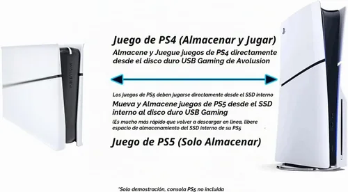 Vista 3 de Avolusion PRO-5U 3TB USB 3.0 Disco duro externo para Windows, MacOS, PS5 y Xbox (blanco)