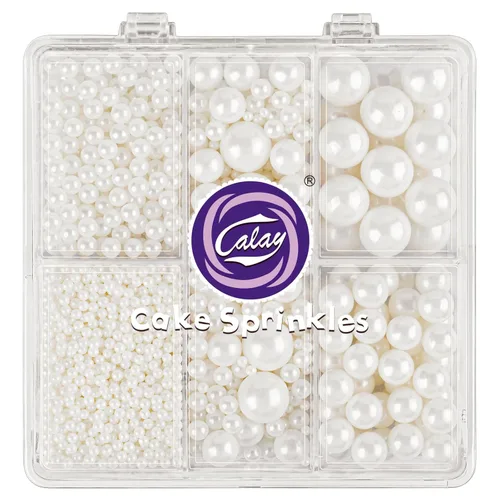 Vista 17 de Gránulos para decoración de pasteles, chispas de azúcar de chocolate de 4.8 onzas con estrellas sin pareils, confeti de azúcar y jimmies