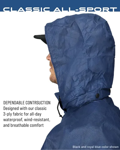 Vista 5 de FROGG TOGGS Traje de lluvia impermeable transpirable clásico de 3 capas para hombre, para todos los deportes