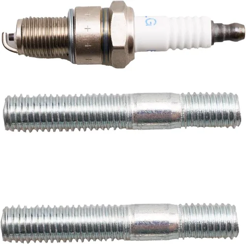 Vista 3 de Ruma Kit de silenciador para Honda GX340 GX390 GX420 11HP 13HP 16HP Harbor Freight 420 Motor Bomba de agua Soplador de nieve Lavadora a presión