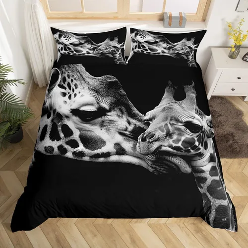 Vista 28 de Funda de edredón del espacio exterior, juego de ropa de cama bohemio para niños, funda de edredón de constelación de planeta para decoración de Negro