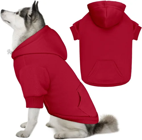 Vista 26 de Suéteres para Perros Pequeños Suéter para Mascotas Sólido Suave Forro Polar Cepillado Sudadera con Capucha para Perro Ropa Sudadera con Capucha