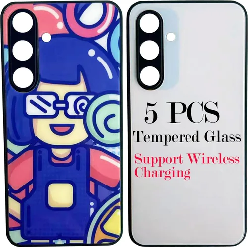 Vista 16 de JUSTRY 5 fundas para teléfono de sublimación compatibles con Samsung Galaxy S20 Plus, vidrio templado, fácil de sublimar, bricolaje, 2 en 1, goma