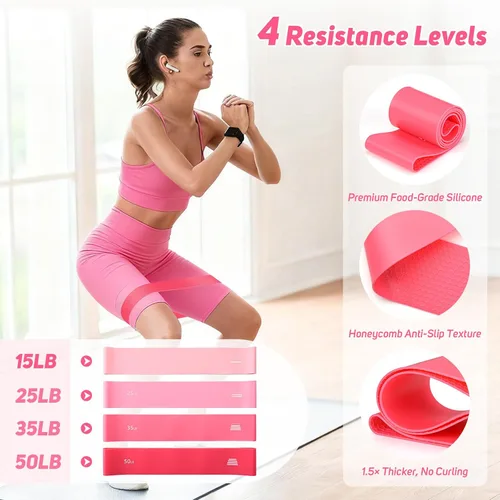 Vista 3 de Asten Home Kit de Pilates para Mujeres: Equipo de Pilates Juego de Anillo y Bola de Pilates con Bandas de Resistencia, Deslizador de Núcleo, Rodillo