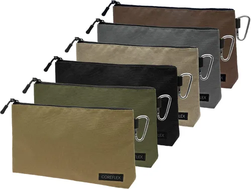 Vista 10 de COREFLEX Bolsa de herramientas premium con cremallera, bolsa de herramientas pequeña, bolsa de almacenamiento multiusos, bolsa de herramientas
