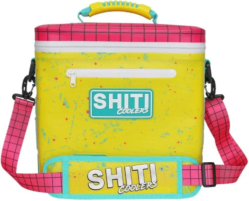 Vista 32 de SHITI Hieleras Enfriador para Camping, Viajes, Playa, Lonchera Suave para Alimentos, Bebidas y Hielo, Portátil, Impermeable, Bolsa Aislada de 24 El