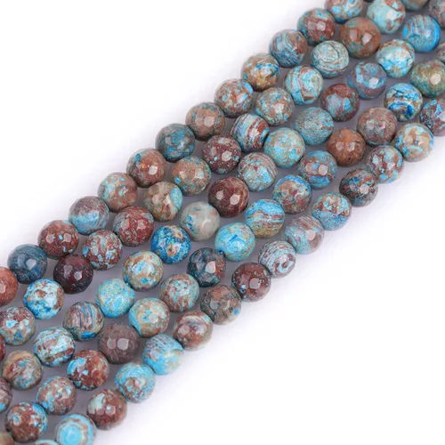Vista 55 de GEM-Inside - Cuentas sueltas de amatista natural de 0.236 pulgadas (0.236 in), cristal facetado, piedra energética para hacer joyas, 15 pulgadas