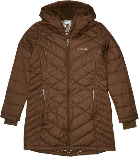 Vista 7 de Columbia Chaqueta larga con capucha Heavenly para mujer Verde (Stone Green)