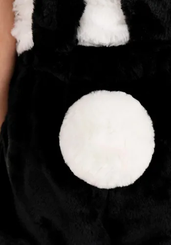 Vista 5 de Disfraz de Panda a la Moda para Niña Pequeña Multicolor