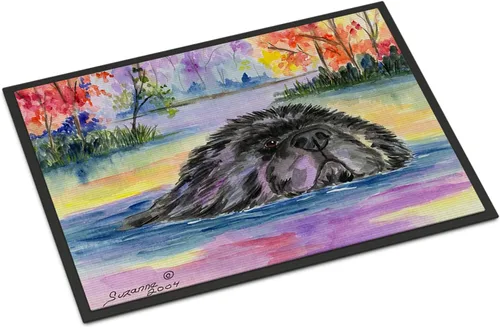 Vista 253 de Caroline's Treasures SS8220MAT - Felpudo afgano de 18 x 27 pulgadas, para interiores y exteriores, para entrada, antideslizante, lavable, de pelo