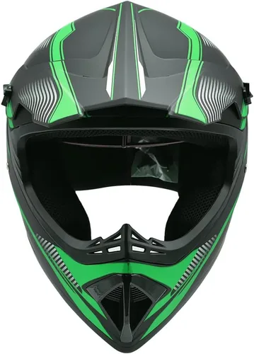 Vista 3 de Casco para adultos de 4 ruedas, casco de motocross DOT/FMVSS-218, cómodo y transpirable, casco completo para locomotoras utilizadas en todas