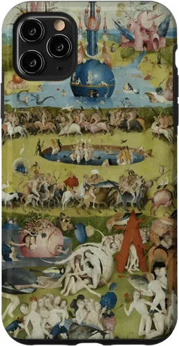 Vista 13 de Hieronymus Bosch - Carcasa para iPhone 17, diseño de jardín de las delicias terrenales