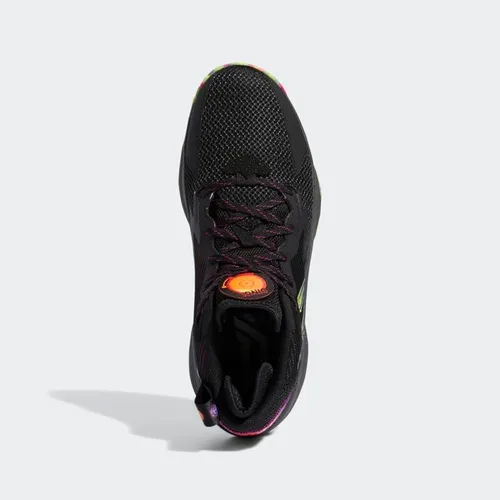 Vista 2 de Adidas Zapatos unisex Dame 8 Big Mood, Núcleo NegroGris SeisPanther Cyan