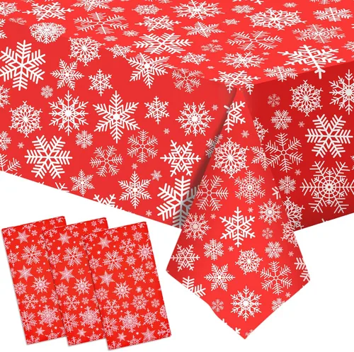 Vista 29 de SpinLaLa Mantel de plástico desechable de 3 piezas de 54 x 108 pulgadas, diseño de fuegos artificiales negros y horizonte urbano para fiestas de Año