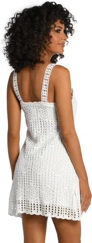 Vista 2 de La Blanca Vestido corto sin mangas estándar para mujer