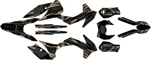 Vista 5 de Graphics Kit for KTM 200XC-W,250XC-W,300XC-W,450XCF-W and 500XCF-W (2016) Twitch Series Cyan 16 Mil - On/Off The Road - Dirt Pit Bike Sticker