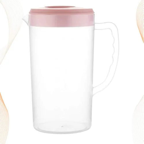 Vista 9 de Luxshiny Jarra de 1 galón, jarra de agua fría de 1 galón, jarra de agua fría de 74.4 fl oz, jarra de agua, jarra de bebidas frías, dispensador