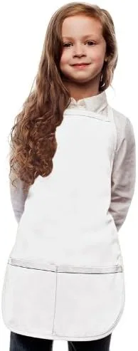 Vista 2 de DayStar Apparel Style 250 Delantal de cocina para niños y niños con dos bolsillos