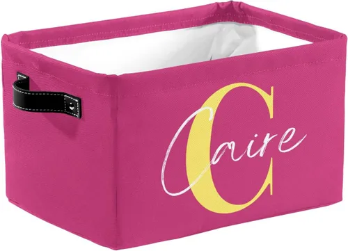Vista 43 de Cesta de regalo personalizada con nombre, caja de juguetes de almacenamiento personalizada para niños, organizador de cubos de almacenamiento
