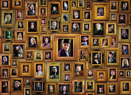 Vista 2 de Clementoni 61881 61881-Impossible Harry Potter - Rompecabezas para adultos, 1000 piezas, multicolor