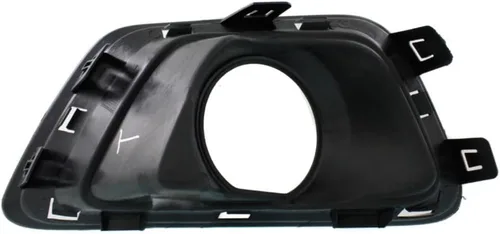 Vista 3 de KarParts360 Para Chevy Colorado 2015-2020 Moldura de Luz Antiniebla Lado del Conductor Delantero Negro Texturizado Repuesto para GM1038176