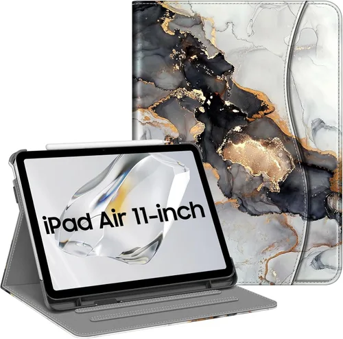 Vista 23 de Fintie Funda tipo libro para iPad Air de 11 pulgadas y iPad Air de 5ª/4ª Negro